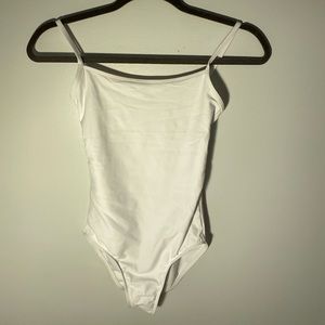 Wear Moi White Camisole Leotard